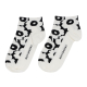 Sneaker socks Rasu Unikko, white-black