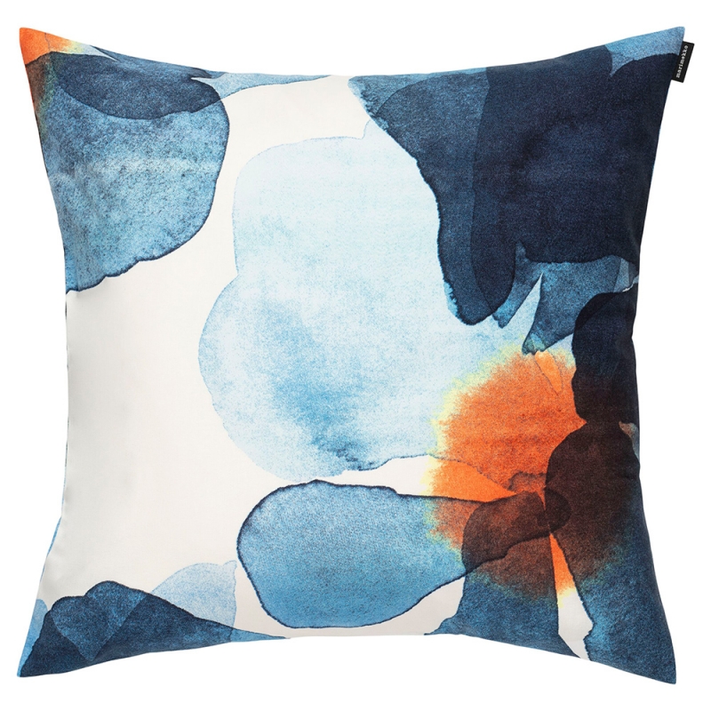 Valssi cushion cover 50x50, blue-orange