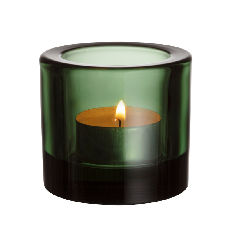 Kivi candlestick, pine green