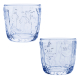Moomin glass 0.28l, 2pcs / aqua blue