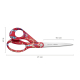 Nožnice Taika 21cm, červené