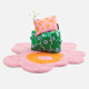 Unikko bath mat 73x74, pink-orange