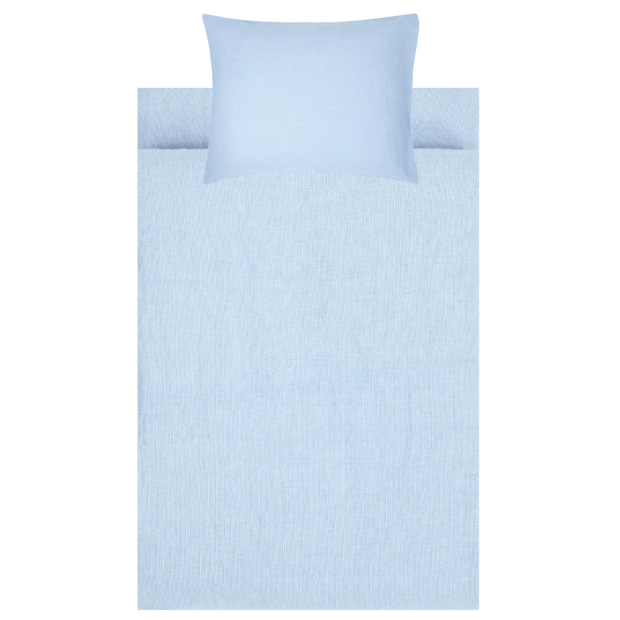 Linen bedding Ilta 150x210, blue