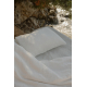 Linen bedding Ilta 230x220, white