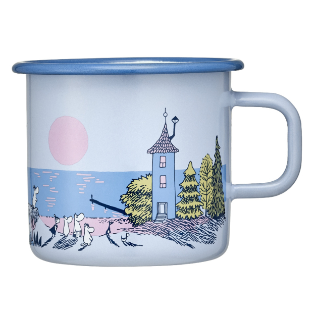Hrnek Moomin Sunset 0,55l, smalt / modrý