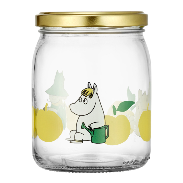 Moomin Joyful Apples preserving jar 0.5l