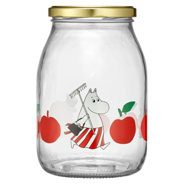 Moomin Joyful Apples preserving jar 1l