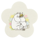 Set podtácků Moomin Flowers, 4ks / žluté