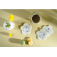 Set podtácků Moomin Flowers, 4ks / žluté
