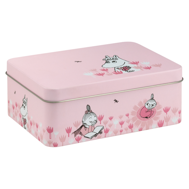 Moomin Girls tin jar 14.5×10.5cm