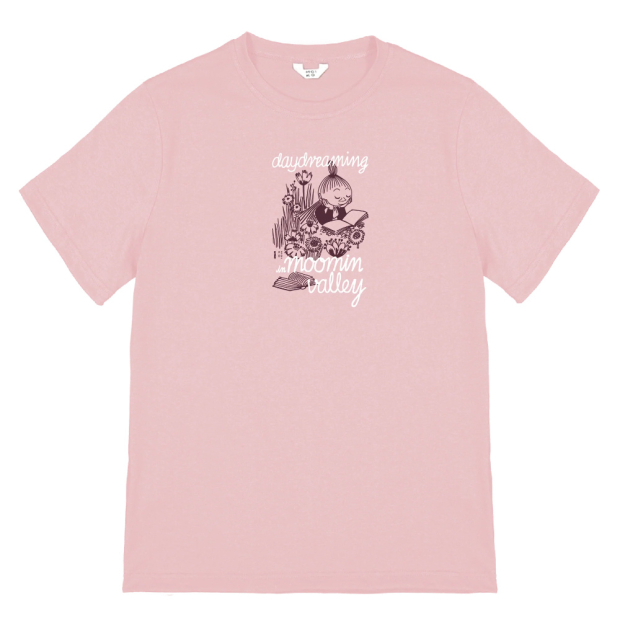 Moomin Daydreaming Mymble T-shirt, pink