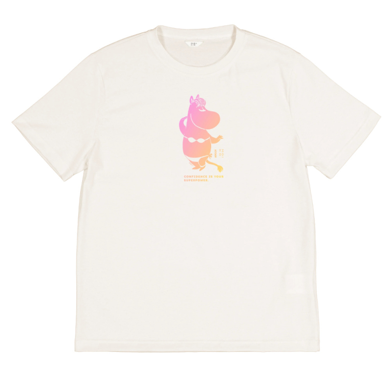 Tričko Moomin Morning swim, bílé off-white