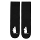 Moomin Hello there socks, black