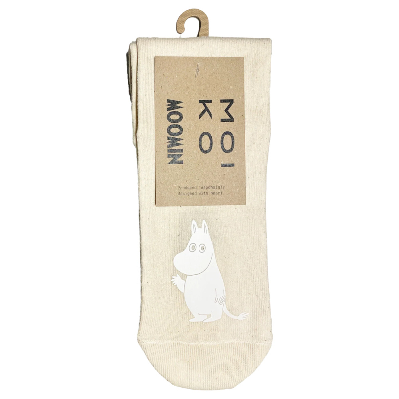 Moomin Hello there socks, ecru
