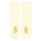 Moomin Confidence socks, ecru