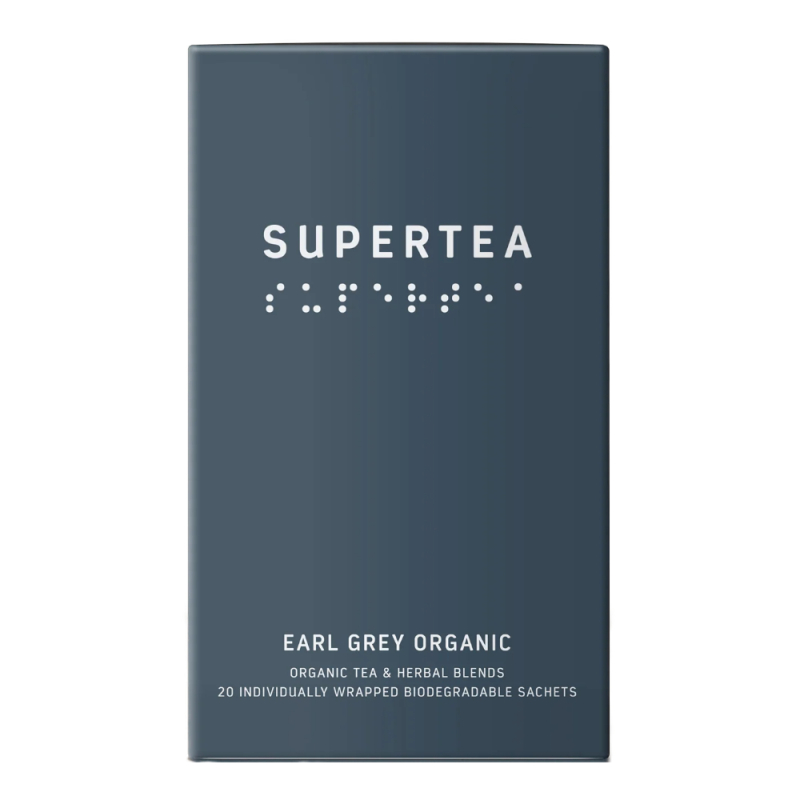 Organic black tea Earl Grey SUPERTEA, 20 bags