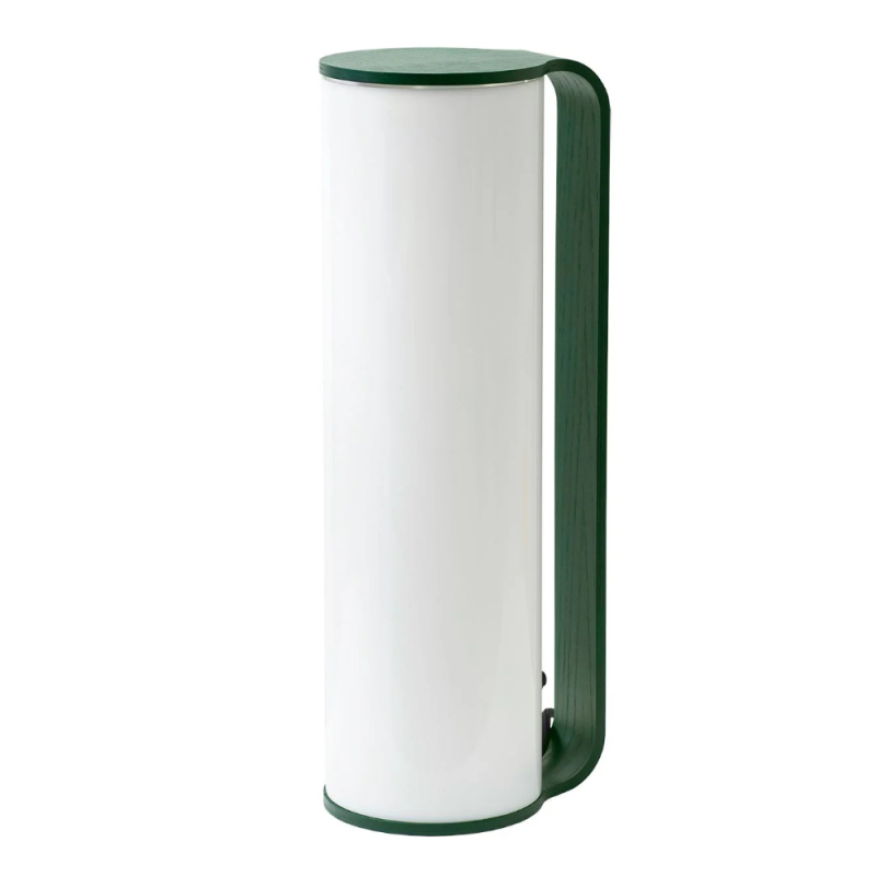 Stolná lampa Tubo, zelená