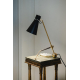 Stolná lampa Tapio, mosadz / čierna