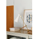 Tapio table lamp, brass / white