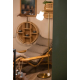 Stojacia lampa Multi, biela / mosadz