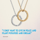 Moomintroll Quote necklace / silver