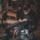 Finský nůž Roselli Bear claw UHC / stříbro