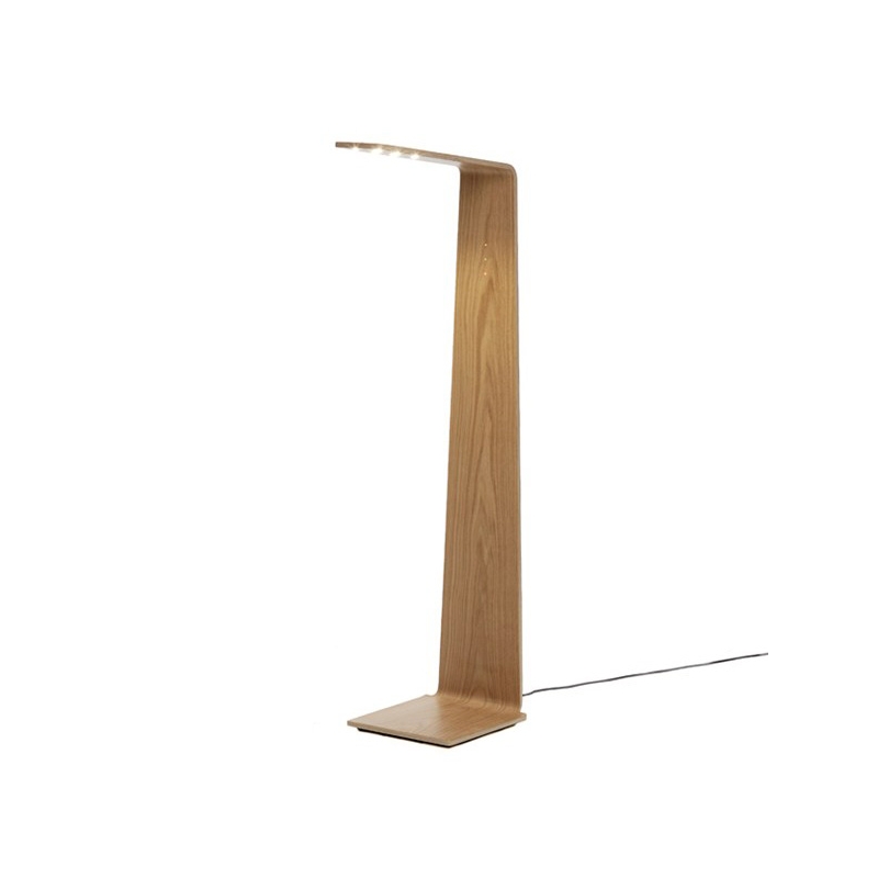 Floor lamp LED2, oak
