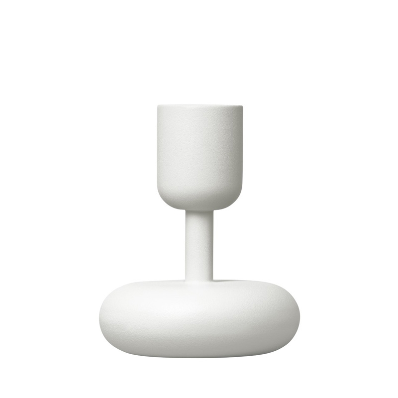 Nappula candlestick, white