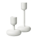 Nappula candlestick set, white