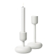 Nappula candlestick set, white