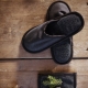 Pantofle do sauny Onni L, tmavě šedé