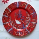 Taika plate 22cm, red