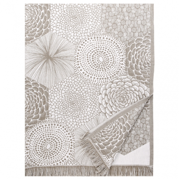 Blanket Ruut 140x240, linen-white