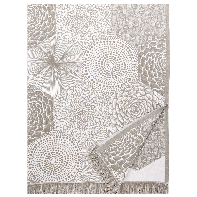 Blanket Ruut 140x240, linen-white