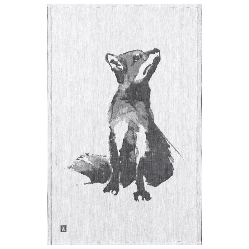 Kettu tea towel 46x70, gray-black