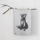 Kettu tea towel 46x70, gray-black
