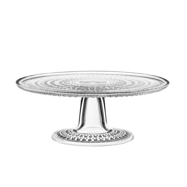 Kastehelmi cake stand 24cm, clear