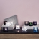 Kivi tealight holder, clear
