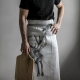 Poro apron, gray-black