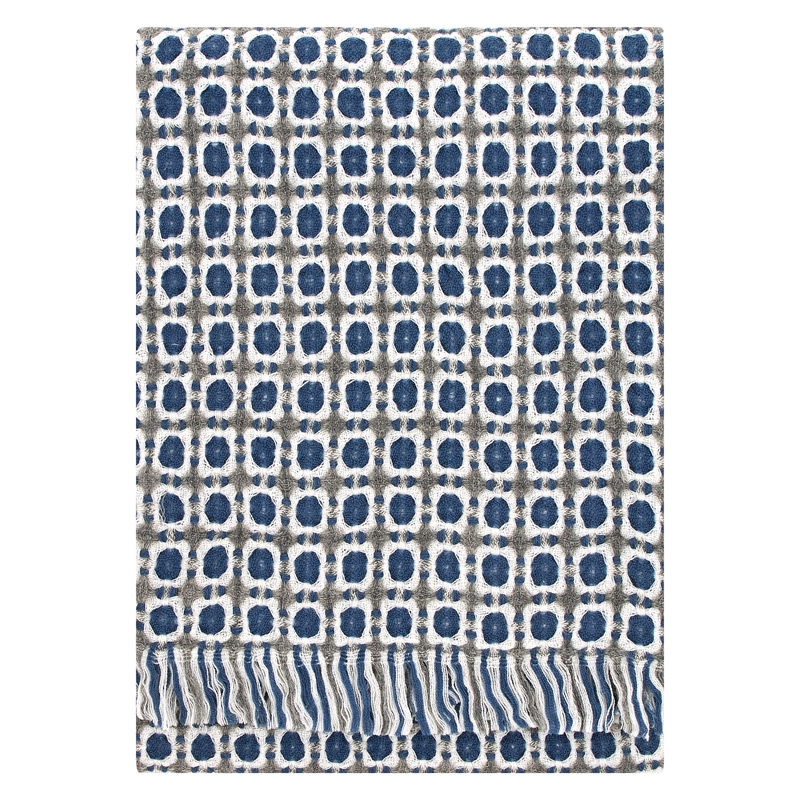 Corona wool blanket 130x170, blue