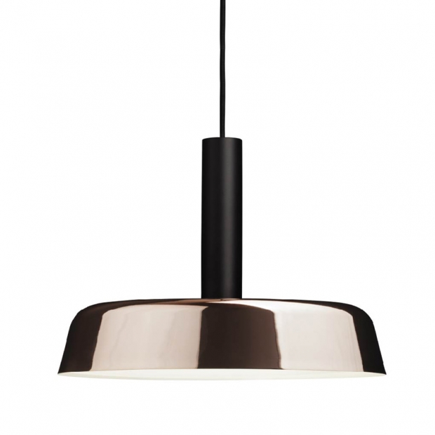 Cafe 370 hanging lamp, black / copper