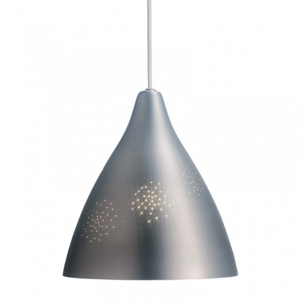 Závesná lampa Lisa 270, strieborná