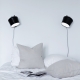 Pasila wall lamp, black