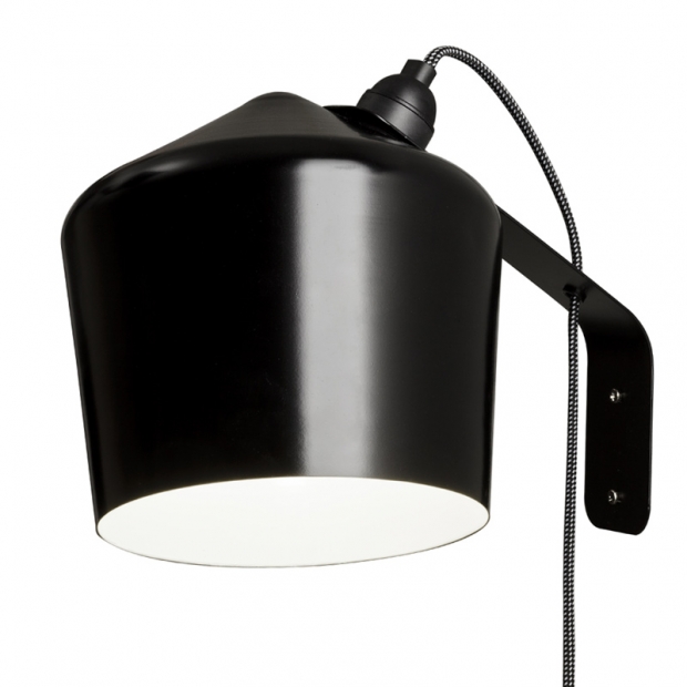 Pasila wall lamp, black