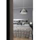 Hanging lamp Kuplat 400, grey
