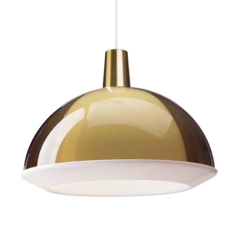 Závesná lampa Kuplat 400, piesková