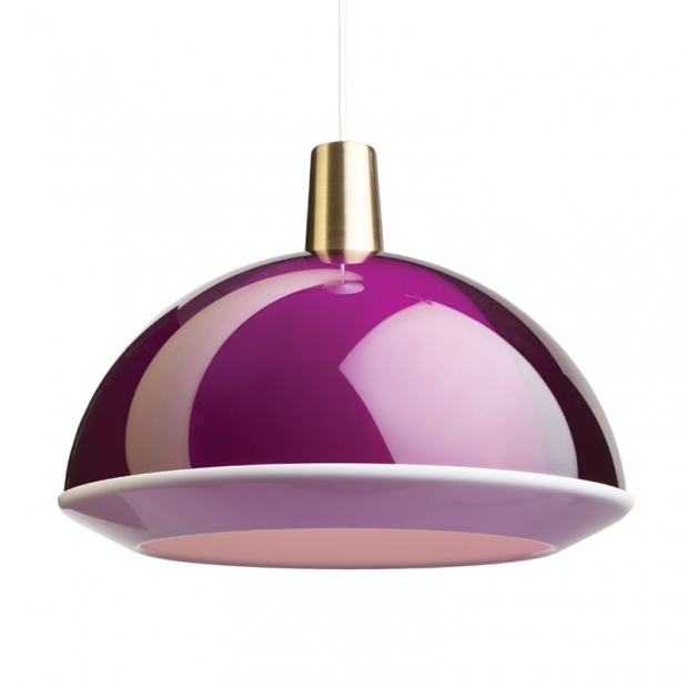 Závěsná lampa Kuplat 400, fialová