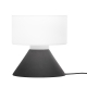 Stolná lampa Concrete, čierna