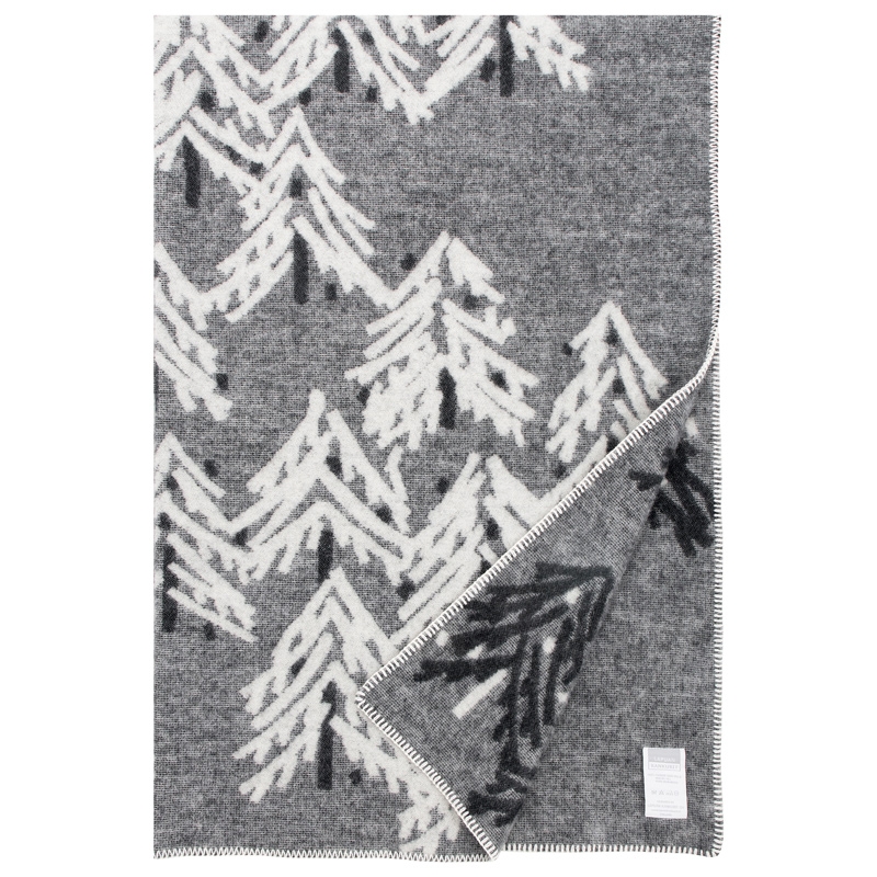 Vlněná deka Kuusi 130x200, šedá