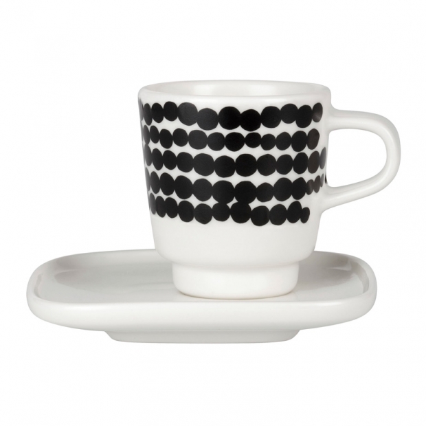 Espresso cup with saucer Oiva Siirtolapuutarha 0.05l